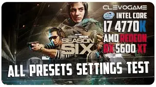 CAL OF DUTY WARZONE SEASON 6 - RX 5600 XT 6GB | ALL SETTINGS | FPS TEST | СlevoGame