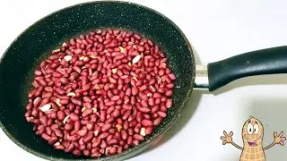 Как пожарить арахис на сковороде быстро и легко