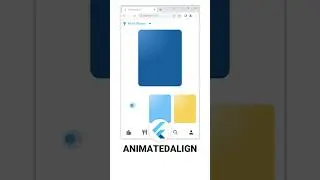 🔥📱Smooth animated Flutter widget movements - AnimatedAlign widget