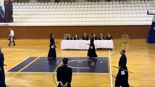 Аттестация на 4 дан. Кендо ката. Успешный экзамен (все участники сдали).