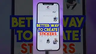 Better Way to Create Stickers in iOS 17 #shorts