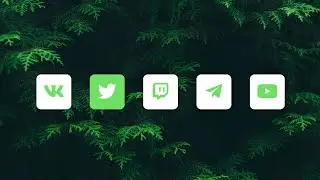 AWESOME SOCIAL BUTTONS WITH COOL HOVER EFFECT HTML + CSS