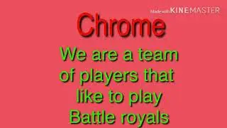 Welcome to Team Chrome