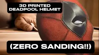 Fully 3D printed Deadpool Helmet (NO SANDING!!)