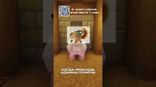 Такое можно встретить только на SleepyLand #minecraft #майнкрафт