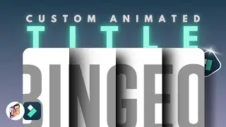 Custom Animated Title in Filmora 13 - Bingeo Studios