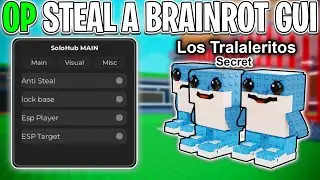 Steal a Brainrot Script | INSTANT STEAL SPEED NOCLIP NO KEY ROBLOX GUI 🦈🔥