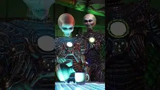 Funny Alien Coffee joke Animation  
