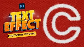 Text Effect Photoshop - Fur Text Effect Photoshop Tutorial