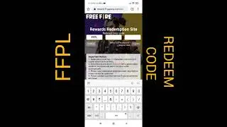 FFPL REDEEM CODE FREE FIRE || QUICK ஆ REDEEM பன்னுங்க  TIME ELLA