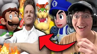 COMPETING FOR GORDONS APPROVAL!! || SMG4: Cooking With Bowser: The Last Roast ft. Luigi REACTION
