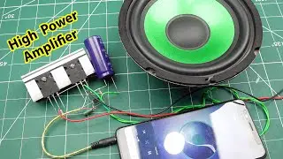 [DIY]  Powerful Amplifier Circuit using 2SC5200 & 2SA1943 Transistor