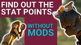 HOW TO SEE STATPOINTS without MODS | ARK Survival Evolved