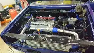 Vw Golf mk1 16VT first start