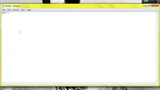 How to Open notepad
