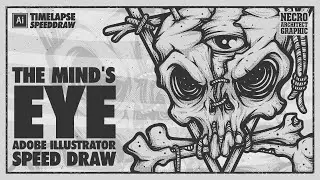 The Mind's Eye | Adobe Illustrator Speed Draw