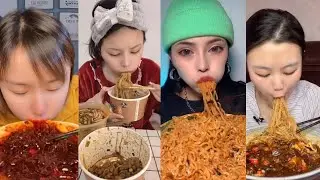 Asmr noodles eating . 중국 면먹방 모음.吃面.美食.食べる音