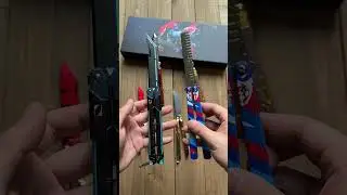 Blue RGX Knife & Yoru Comb Metal Replica 