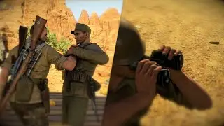 Stabbing people in a sniping game | Sniper Elite 3 (Mission 1)