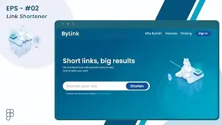 Website Link Shortener Design in Figma | Day - 02 | Appsventory