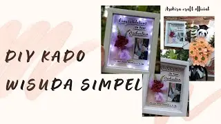 kado wisuda frame simpel 