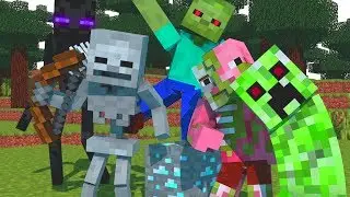 🎵  "MONSTER SCHOOL" - Minecraft Animation Song