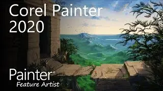 Corel Painter 2020 - Jungle Temple (Davey Baker)