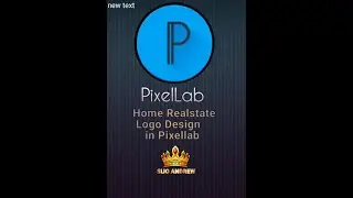 Home Realstate Logo Design Editing  in Pixellab 