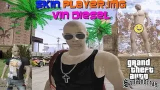 Vin Diesel skin IMG with 100+ clothes in gta san Andreas