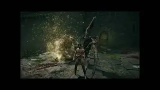 Elden Ring - 1st boss (margit the fell omen) is down