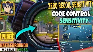 UPDATE 2.9 🔥 Best Zero Recoil Sensitivity settings + Control settings CODE for Pubg Mobile/BGMI