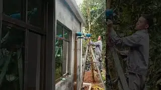 Wall Core Cutting for Air Conditioner Installation
