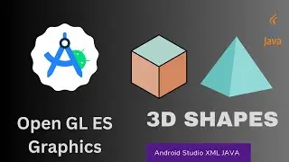 How to make 3D Triangle and Square Shapes in opengles Graphics | Android studio #3