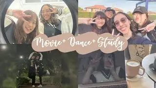 foxy diary 🎶 fun days: behind the scenes of dances, cafe study, movies