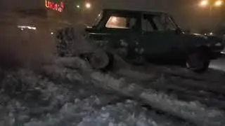 Первый снег. Дрифт на Заз. Дрифт под фонк. First snow. Drift on ZAZ. Drift under the fonk.