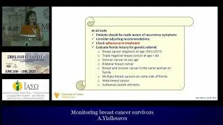 MONITORING BREAST CANCER SURVIVORS Prof YALLOUROU
