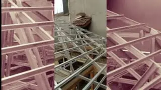 suara ngebor spandek pasir dan mengontrol rangka baja ringan untuk rumahan