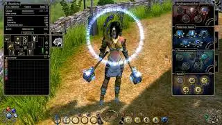 Sacred 2, Серафима-маг + Небесная магия + тест VS Т-Дракон