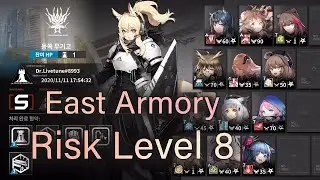 【Arknights】 【Contingency Contract#1 Pyrite】 【Day 1】 East Armory Risk Level 8 Daily Tips