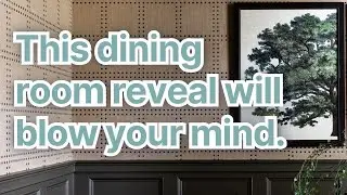 BEST DINING ROOM REVEAL (INSPO: Mad Men + Hunting Lodge + Prohibition)