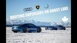 Ghost | Drifting An Aventador S And R8 V10 Plus On A Frozen Lake