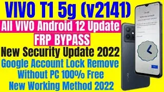 VIVO T1 v2141 5g Frp Bypass New Method Android 13  A To Z All Vivo Android 13 Latest Frp Solution