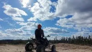 KFX450R Sport ATV Sand Pit Ride.
