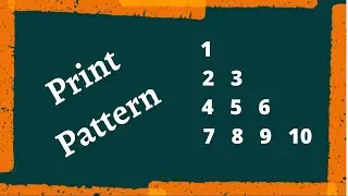 Program to Print Half Pyramid of Continuous Numbers || TechDotTeach || C Basic