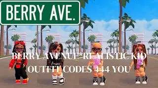 Causal Realistic Kid Outfit Codes*BERRY AVENUE CODES CLOTHES*