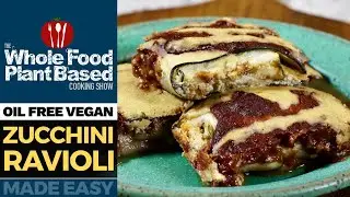 PLANT-BASED ZUCCHINI RAVIOLI » Easy fine dining experience at home!