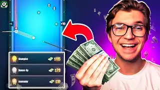 I WON MONEY PLAYING THIS MOBILE GAME! (8 Ball Strike)
