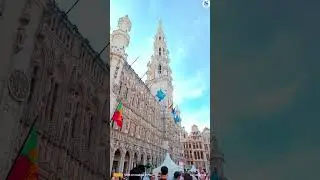🔥Grand Place in Brussels Belgium🇧🇪 #europe #shorts