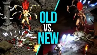 Diablo II: Resurrected | Remake vs Original | Early Graphics Comparison
