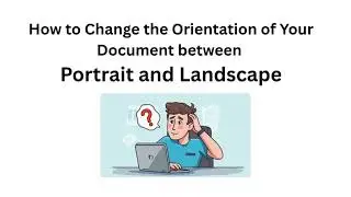 How to Change Page Orientation in Microsoft Word 365 - (Portrait and Landscape)